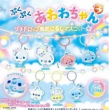 ◆ガチャ/ ぷくぷくあわわちゃん プチドロップ風めじるしマスコット【5月予約】