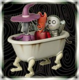 ■メディコムトイ/ ナイトメア ビフォア クリスマス KUBRICK キューブリック: ロック・ショック・バレル【入荷済】
